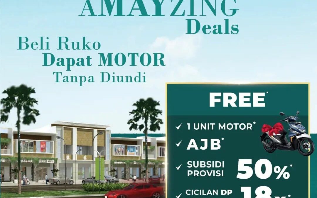 AMayzing Deals Beli Ruko dapat Ruko dan Sepeda Motor mauuu❓