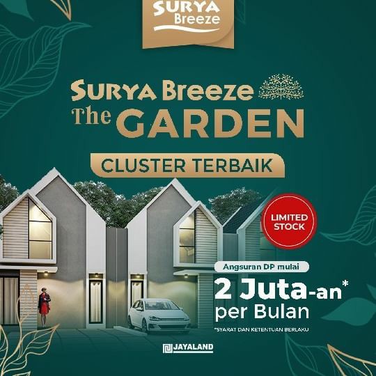his is it!! Surya Breeze the Garden, Cluster baru dari Surya Breeze.